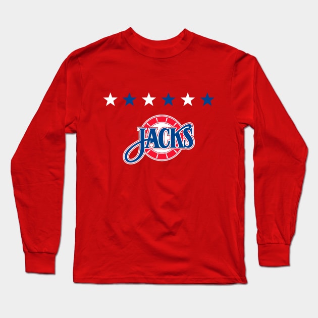 Baltimore Skipjacks (Away/Red) Long Sleeve T-Shirt by wataah